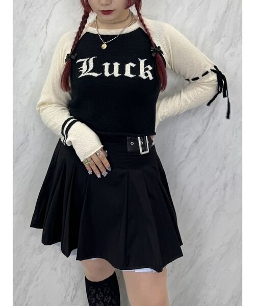 jouetie(ジュエティ)の「ダブルプリーツミニスカート(スカート・レディース・ベージュ/グレー/ブラック・MEDIUM)」の9枚目の写真