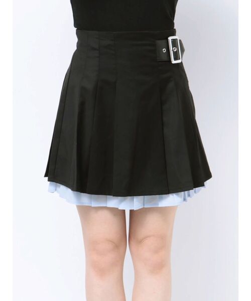 jouetie(ジュエティ)の「ダブルプリーツミニスカート(スカート・レディース・ベージュ/グレー/ブラック・MEDIUM)」の17枚目の写真