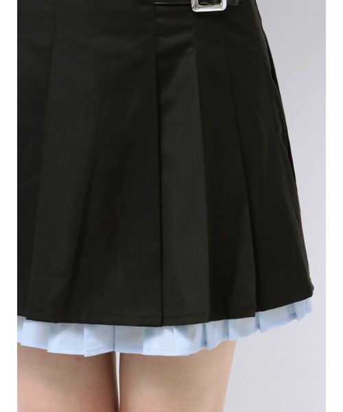 jouetie(ジュエティ)の「ダブルプリーツミニスカート(スカート・レディース・ベージュ/グレー/ブラック・MEDIUM)」の13枚目の写真