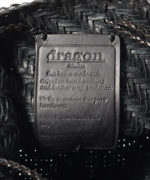 Dragon Diffusion（ドラゴンディフュージョン）の「DRAGON DIFFUSION (ドラゴン ディフュージョン) POMPOM DOUBLE JUMP 8838（ショルダーバッグ・メンズ・ブラック・FREE）」の9枚目の写真