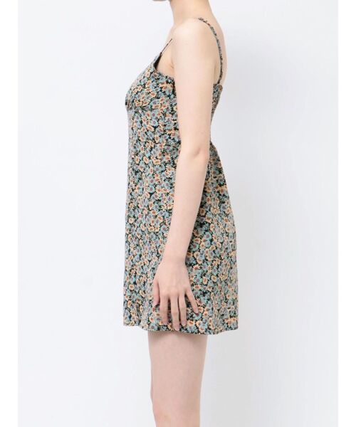 EVRIS（エヴリス）の「フラワーキャミミニワンピース（ワンピース・レディース・ブラック/ブルー・FREE）」の12枚目の写真