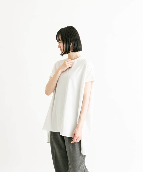 EKAL(エカル)の「ドルマンスリーブカットソー(Tシャツ/カットソー・レディース・ホワイト/ベージュ/ブラック・ONE)」の9枚目の写真