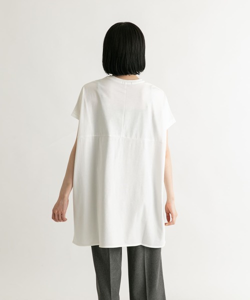 EKAL(エカル)の「ドルマンスリーブカットソー(Tシャツ/カットソー・レディース・ホワイト/ベージュ/ブラック・ONE)」の11枚目の写真