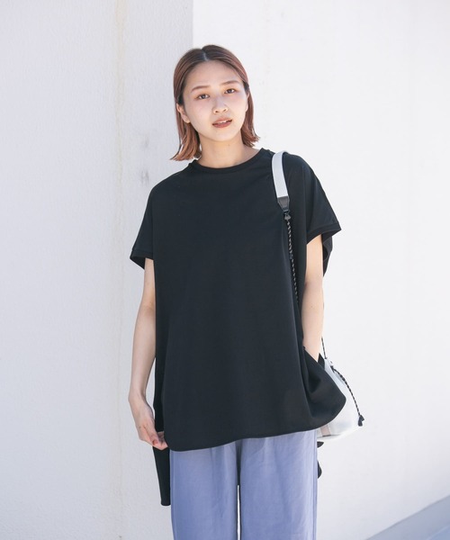 EKAL(エカル)の「ドルマンスリーブカットソー(Tシャツ/カットソー・レディース・ホワイト/ベージュ/ブラック・ONE)」の14枚目の写真