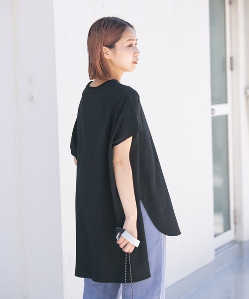 EKAL(エカル)の「ドルマンスリーブカットソー(Tシャツ/カットソー・レディース・ホワイト/ベージュ/ブラック・ONE)」の16枚目の写真