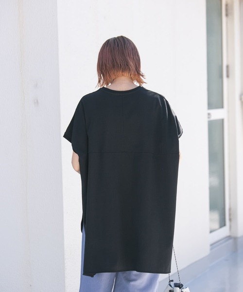 EKAL(エカル)の「ドルマンスリーブカットソー(Tシャツ/カットソー・レディース・ホワイト/ベージュ/ブラック・ONE)」の17枚目の写真