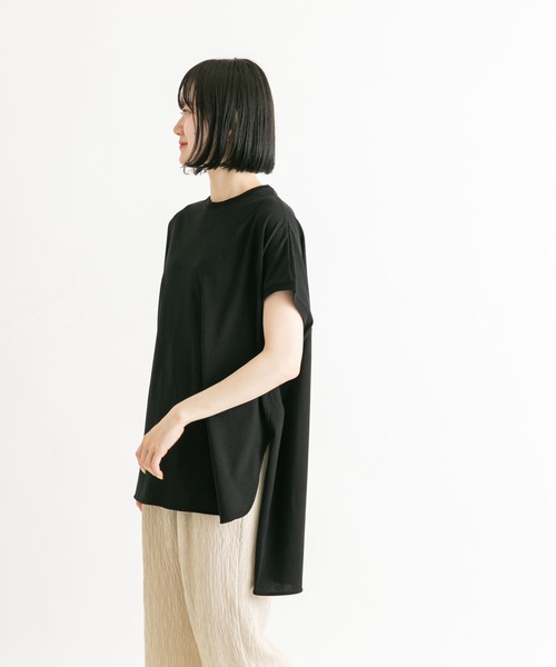 EKAL(エカル)の「ドルマンスリーブカットソー(Tシャツ/カットソー・レディース・ホワイト/ベージュ/ブラック・ONE)」の21枚目の写真