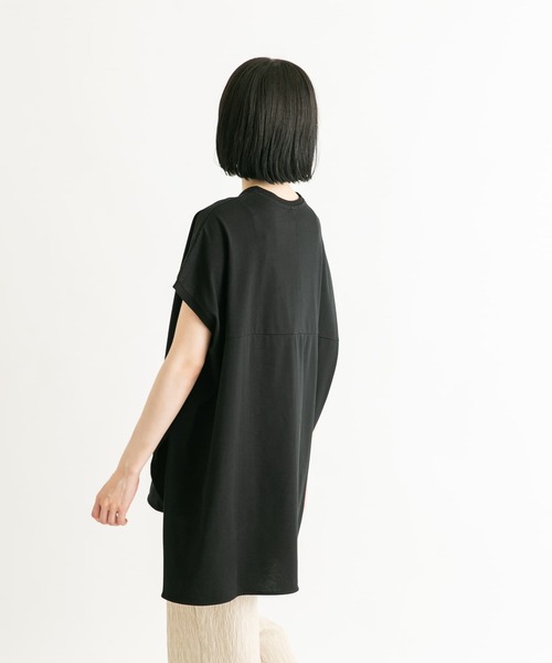 EKAL(エカル)の「ドルマンスリーブカットソー(Tシャツ/カットソー・レディース・ホワイト/ベージュ/ブラック・ONE)」の22枚目の写真