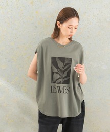 CHIGNON　アートプリントフレンチTシャツ
