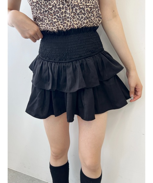 PHILLY（フィリー）の「【PHILLY】ウエストシャーリングミニスカート（スカート・レディース・ブラック/ホワイト・FREE）」の16枚目の写真