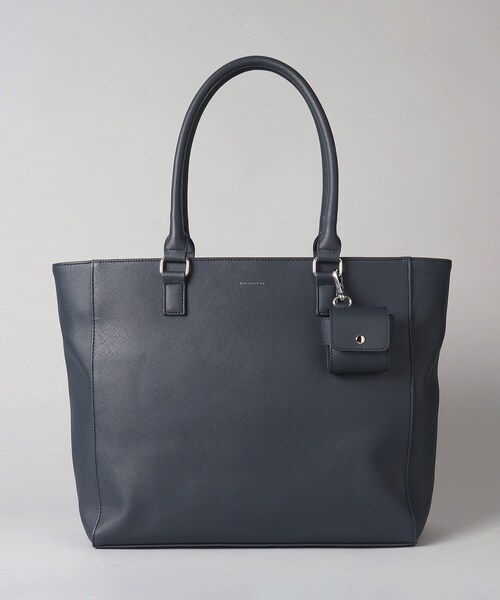 THE SHOP TK (ザ ショップ ティーケー )の「◆【A4サイズ/ビジネスでも使える】合皮トートバッグ イヤホンケース付き(トートバッグ・メンズ・グレー系その他5/ブラック/ネイビー・00)」の20枚目の写真