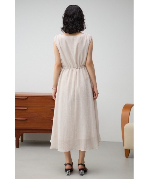 セール】ウエスト切替袖ギャザーノースリーブワンピース（ワンピース