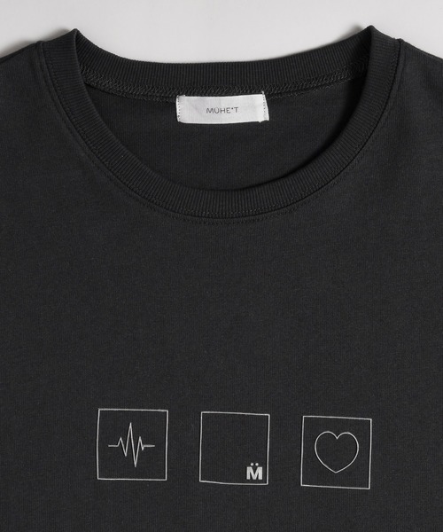 MUHET（ミュエータ）の「アソートTシャツ（Tシャツ/カットソー・レディース・ネイビー/オフホワイト/チャコールグレー/アイボリー・X-LARGE/MEDIUM）」の9枚目の写真