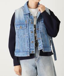 SOFFITTO（ソフィット）の「4WAYセットブルゾン（デニムジャケット）」