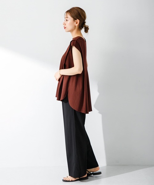 URBAN RESEARCH Sonny Label（アーバンリサーチサニーレーベル）の「サマージャガードイージーパンツ（その他パンツ・レディース・ブラック/ブルー・FREE）」の12枚目の写真