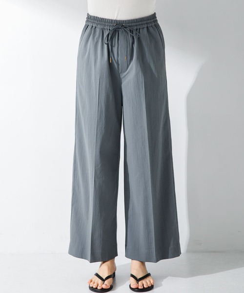 URBAN RESEARCH Sonny Label（アーバンリサーチサニーレーベル）の「サマージャガードイージーパンツ（その他パンツ・レディース・ブラック/ブルー・FREE）」の4枚目の写真