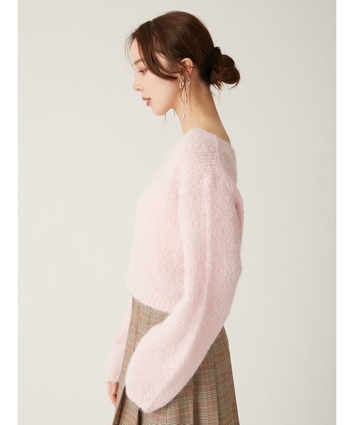 LILY BROWN（リリーブラウン）の「アルパカローゲージニットプル