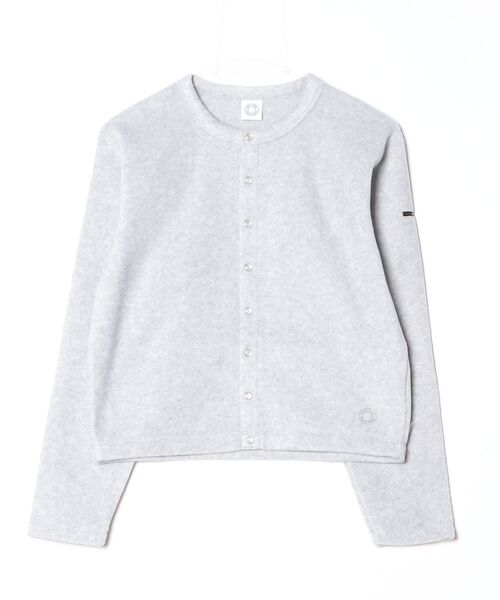 ORCIVAL(オーシバル)の「ORCIVAL/オーシバル フリース クルーネックカーディガン FLEECE CREWNECK CARDIGAN OR-C0378 EFC(カーディガン/ボレロ・レディース・ネイビー/グレイッシュベージュ/サックスブルー/トップグレー/ピンク/ブラック/ライトグリーン/ライトグレー・2)」の2枚目の写真