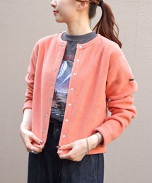 ORCIVAL/オーシバル　フリース クルーネックカーディガン　FLEECE CREWNECK CARDIGAN　OR-C0378 EFC
