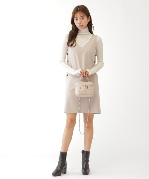 JILL by JILL STUART(ジルバイジルスチュアート)の「◇ブローチバニティ(ショルダーバッグ・レディース・ブラック系その他/ホワイト/ピンク・FREE)」の17枚目の写真