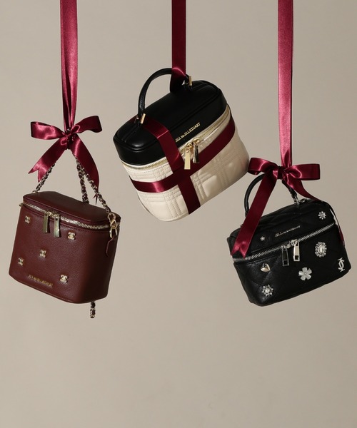 JILL by JILL STUART(ジルバイジルスチュアート)の「◇ブローチバニティ(ショルダーバッグ・レディース・ブラック系その他/ホワイト/ピンク・FREE)」の7枚目の写真