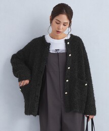 green label relaxing | ツイード ニット カーディガン(カーディガン/ボレロ)