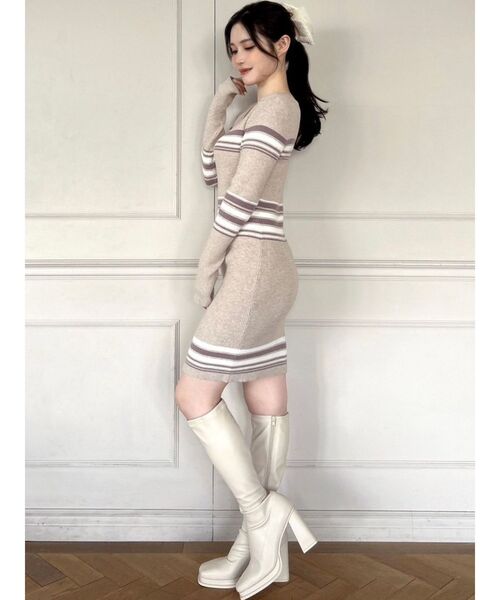 RESEXXY(リゼクシー)の「リブニット長袖ワンピース(ワンピース・レディース・ブラック/その他/グリーン/その他1/その他2・SMALL/MEDIUM)」の21枚目の写真