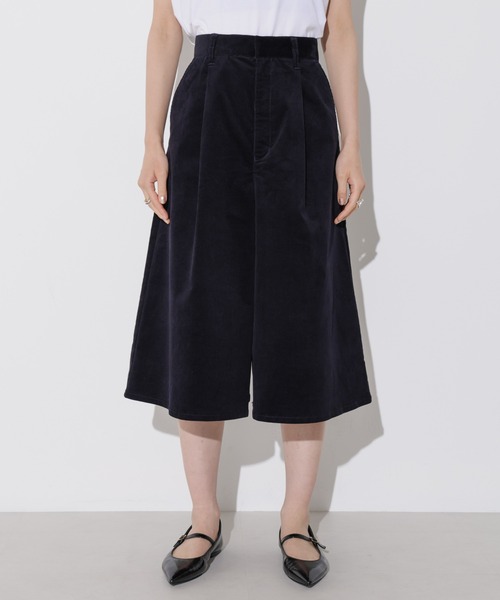 Apo(s)ture(アポスチャー)の「KATY-001/コーデュロイツータックキュロットパンツ(その他パンツ・レディース・カーキ/ベージュ/ネイビー/ホワイト・XS/S/M/L/XL)」の19枚目の写真