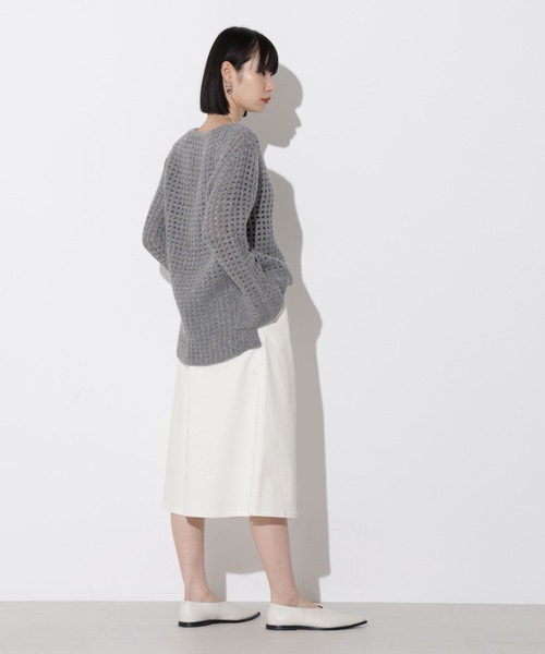 Apo(s)ture(アポスチャー)の「KATY-001/コーデュロイツータックキュロットパンツ(その他パンツ・レディース・カーキ/ベージュ/ネイビー/ホワイト・XS/S/M/L/XL)」の8枚目の写真