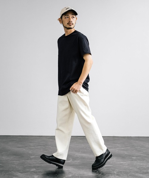 GILDAN(ギルダン)の「GILDAN ギルダン ルーズシルエット半袖無地Tシャツ(Tシャツ/カットソー・メンズ・ブラック/ライトピンク/ナチュラル/グレー/インディゴブルー/マルーン/ネイビー/パープル/ロイヤルブルー/サンドベージュ/ダークブラウン/ホワイト・M/L/XL)」の19枚目の写真