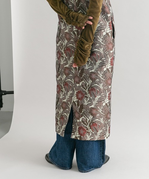 KBF（ケイビーエフ）の「『WEB/一部店舗限定』ジャガードIラインワンピース（ワンピース・レディース・イエロー系その他/ブラウン系その他・38/36）」の15枚目の写真