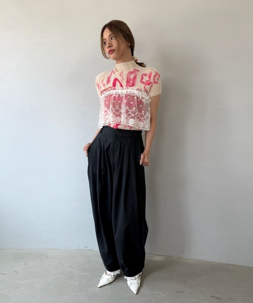 SANSeLF（サンセルフ）の「レースラップスカート【SANSeLF】sana24a005（スカート・レディース・ホワイト・FREE）」の10枚目の写真