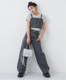 LOVETOXIC（ラブトキシック）の「【LTXC】デニムビスチェセットアップ（シャツワンピース・キッズ）」