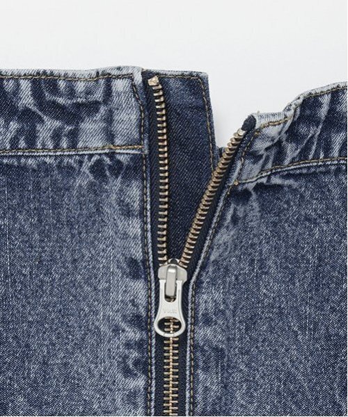 LOVETOXIC（ラブトキシック）の「【LTXC】デニムビスチェセットアップ（シャツワンピース・キッズ・グレー/ブルー・S/M/L）」の7枚目の写真