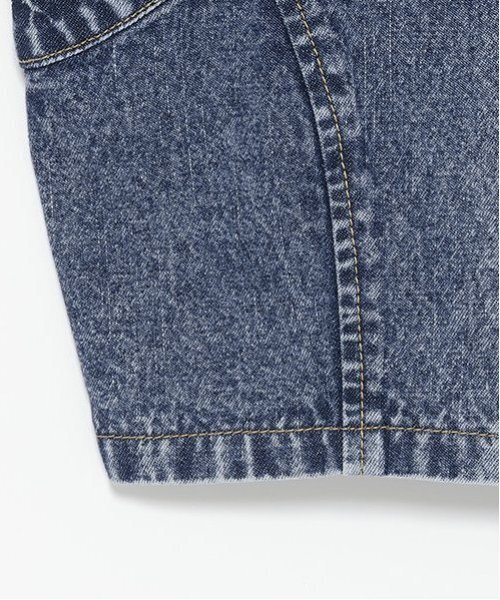 LOVETOXIC（ラブトキシック）の「【LTXC】デニムビスチェセットアップ（シャツワンピース・キッズ・グレー/ブルー・S/M/L）」の8枚目の写真