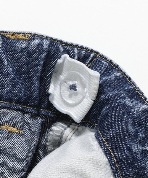 LOVETOXIC（ラブトキシック）の「【LTXC】デニムビスチェセットアップ（シャツワンピース・キッズ・グレー/ブルー・S/M/L）」の11枚目の写真