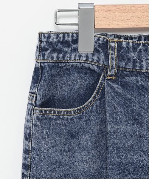 LOVETOXIC（ラブトキシック）の「【LTXC】デニムビスチェセットアップ（シャツワンピース・キッズ・グレー/ブルー・S/M/L）」の12枚目の写真