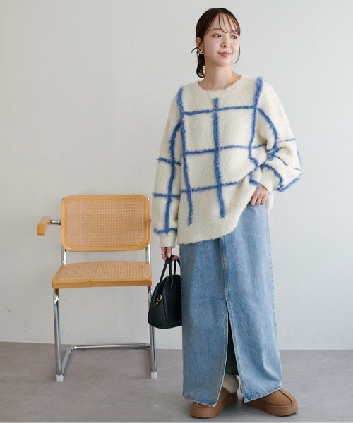 USコットンデニムナロースカート（スカート）｜DISCOAT（ディスコート