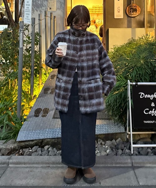 DISCOAT（ディスコート）の「USコットンデニムナロースカート（スカート・レディース・ネイビー/サックスブルー/ブラック・LARGE/MEDIUM/SMALL）」の13枚目の写真