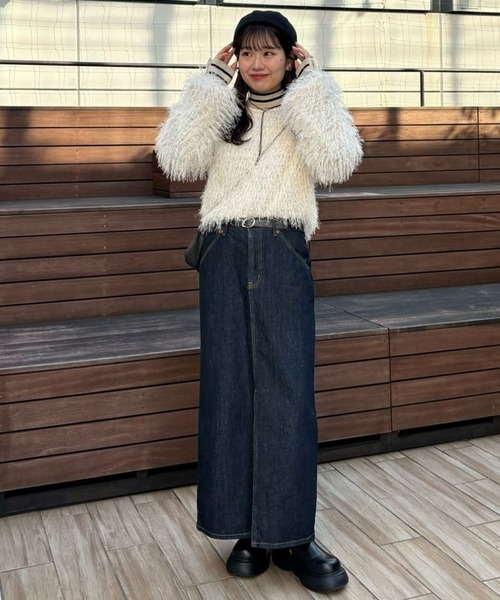 ディオール　デニムスカート　美品 新色追加】【WEB限定】デニム切替スカート | DOUDOU(ドゥドゥ