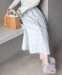 ROYAL PARTY（ロイヤルパーティー）の「ハイウエストジャガードフレアスカート（スカート）」