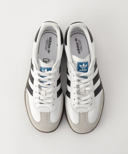 green label relaxing(グリーンレーベルリラクシング)の「<adidas Originals> サンバ OG キッズ / キッズ 18cm-21cm(スニーカー・キッズ・オフホワイト・19cm/18cm/21cm/20cm)」の3枚目の写真