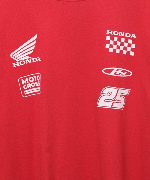 niko and...（ニコアンド）の「【Honda】コラボマルチプリントロンT（Tシャツ/カットソー・メンズ・ホワイト/レッド/ブラック/ブルー・MEDIUM/LARGE）」の18枚目の写真