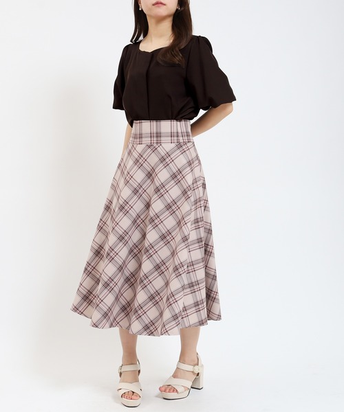 ASTORIA ODIER（アストリアオディール）の「ハートネックバルーンスリーブブラウス（シャツ/ブラウス・レディース・ワイン/ホワイト/ブラウン/マスタード・MEDIUM）」の20枚目の写真