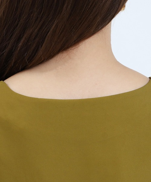 ASTORIA ODIER（アストリアオディール）の「ハートネックバルーンスリーブブラウス（シャツ/ブラウス・レディース・ワイン/ホワイト/ブラウン/マスタード・MEDIUM）」の15枚目の写真