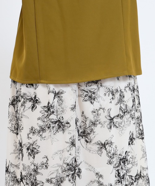 ASTORIA ODIER（アストリアオディール）の「ハートネックバルーンスリーブブラウス（シャツ/ブラウス・レディース・ワイン/ホワイト/ブラウン/マスタード・MEDIUM）」の10枚目の写真