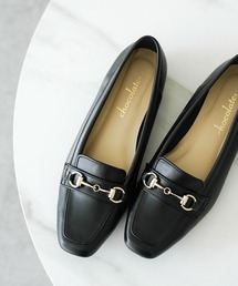 chocolates（チョコラテス）の「スクエアトゥ ソフト ビットローファー【日本製】（ローファー）」