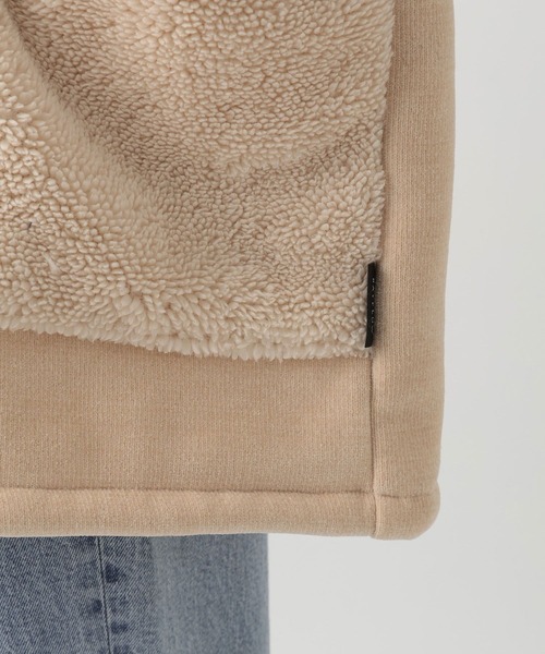 BAYFLOW（ベイフロー）の「[ワンマイルウェアとしても着られる]BF無地ベストブランケット（ブランケット・レディース・アイボリー/グレー/ベージュ・0）」の14枚目の写真