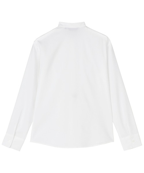 TOKYO SHIRTS（トウキョウシャツ）の「COFREX スタンドビジュー 長袖レディースデザインシャツ（シャツ/ブラウス・レディース・ホワイト・S/M/L/LL/XL）」の3枚目の写真