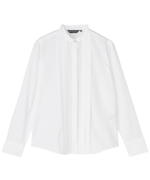 TOKYO SHIRTS（トウキョウシャツ）の「COFREX スタンドビジュー 長袖レディースデザインシャツ（シャツ/ブラウス・レディース・ホワイト・S/M/L/LL/XL）」の7枚目の写真